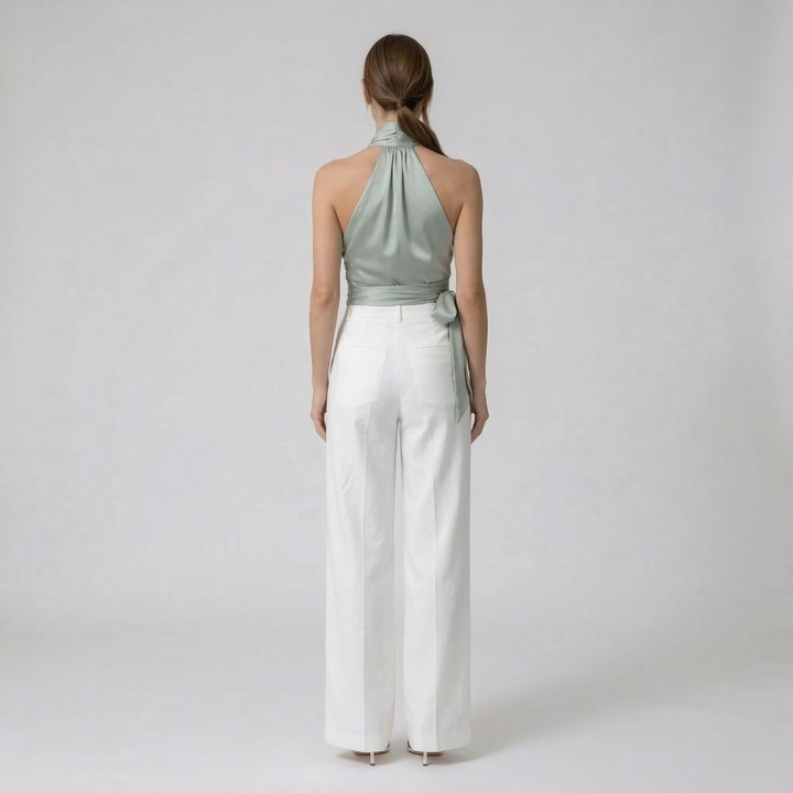 Halter Neck Blouse | Elegant Stylish Women's Top for Going Out