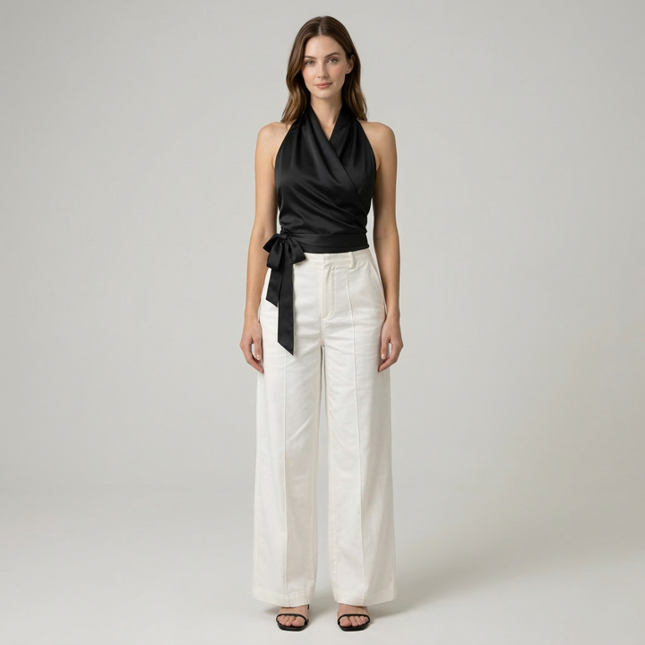 Halter Neck Blouse | Elegant Stylish Women's Top for Going Out