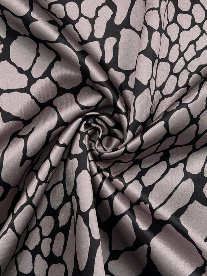 Lapel Blouse | Stylish Loose Snakeskin Print Top 6