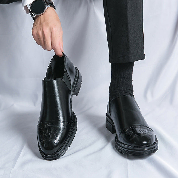 Leather Shoes | Elegant Comfortable Black Loafers for Everyday Wear 0