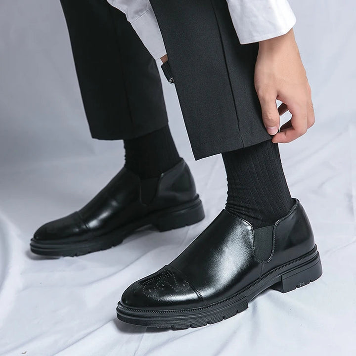 Leather Shoes | Elegant Comfortable Black Loafers for Everyday Wear 2