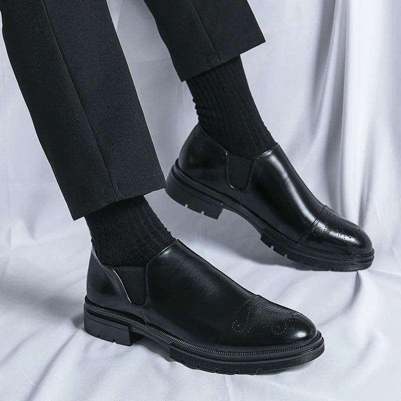 Leather Shoes | Elegant Comfortable Black Loafers for Everyday Wear 3