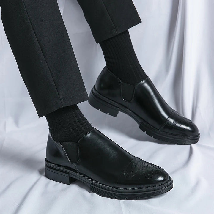 Leather Shoes | Elegant Comfortable Black Loafers for Everyday Wear 3