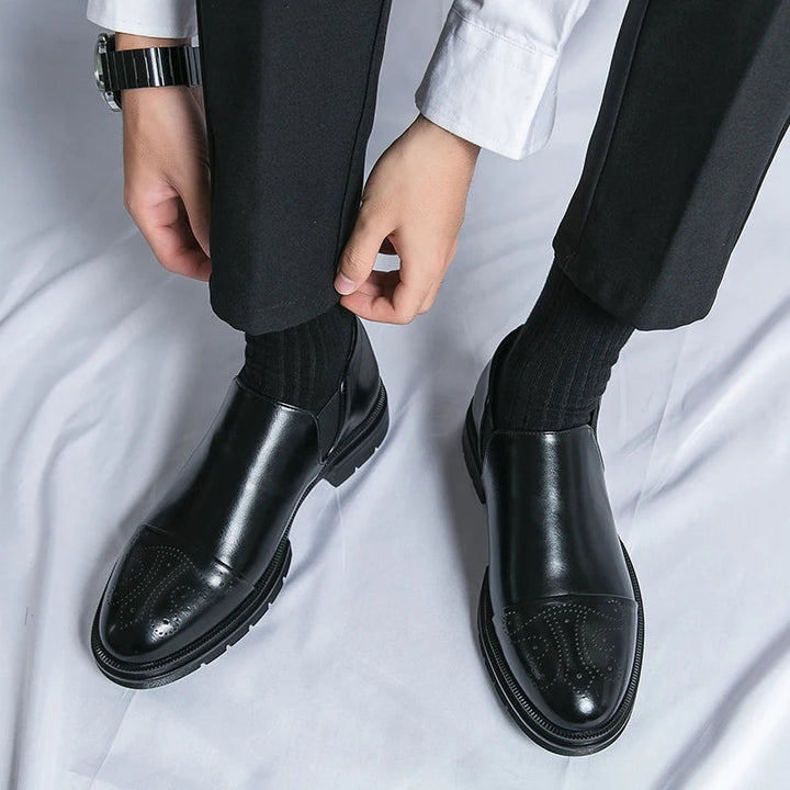Leather Shoes | Elegant Comfortable Black Loafers for Everyday Wear 4