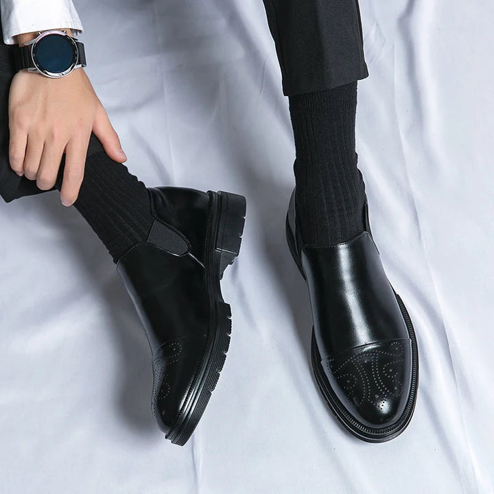 Leather Shoes | Elegant Comfortable Black Loafers for Everyday Wear 5