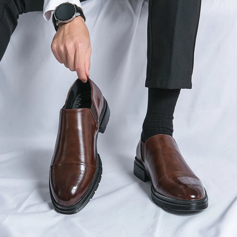 Leather Shoes | Elegant Comfortable Black Loafers for Everyday Wear 6