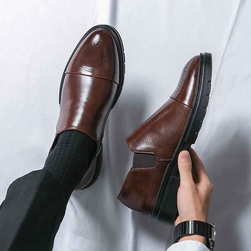 Leather Shoes | Elegant Comfortable Black Loafers for Everyday Wear 7