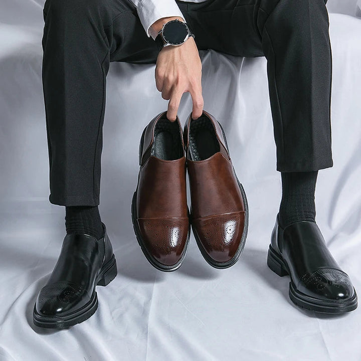 Leather Shoes | Elegant Comfortable Black Loafers for Everyday Wear 8