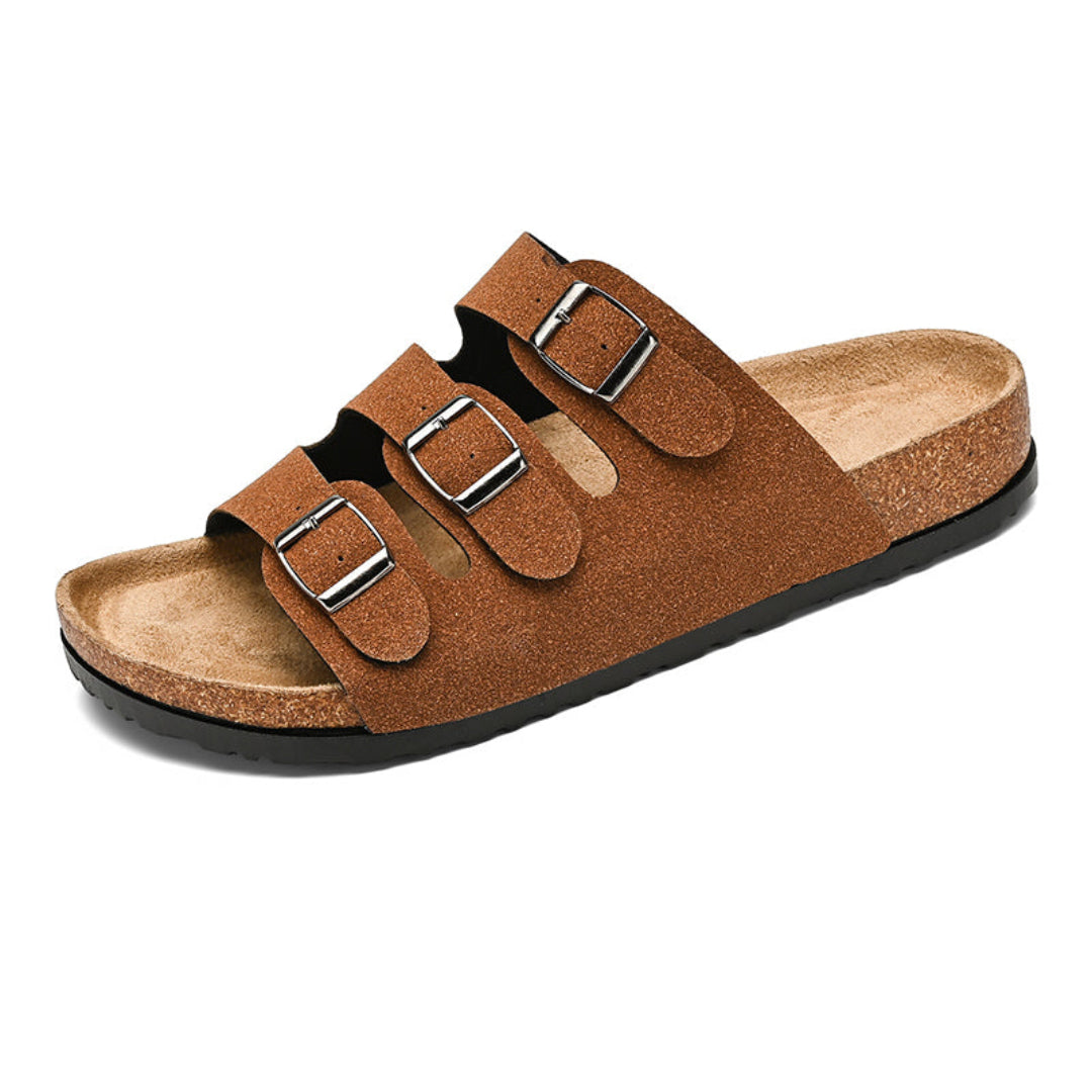 Leather Slide Sandals | Stylish Comfortable Casual Footwear 0