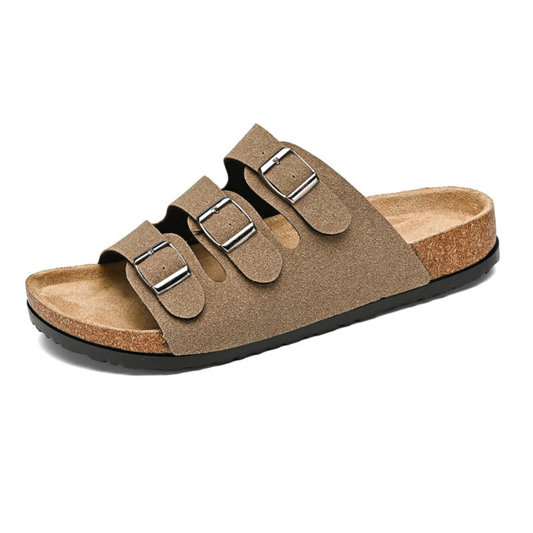 Leather Slide Sandals | Stylish Comfortable Casual Footwear 7