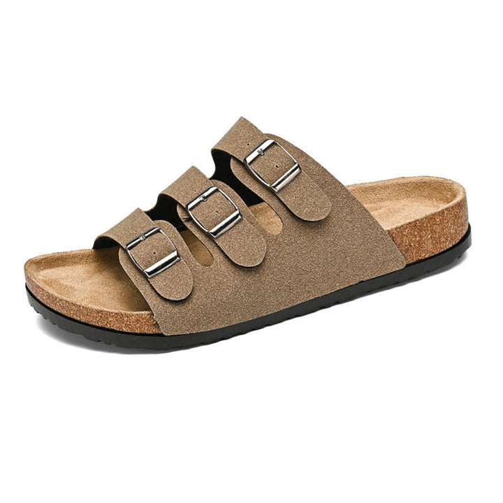Leather Slide Sandals | Stylish Comfortable Casual Footwear 7
