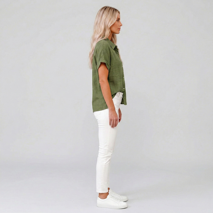 Linen Shirt | Lightweight Breathable Summer Top