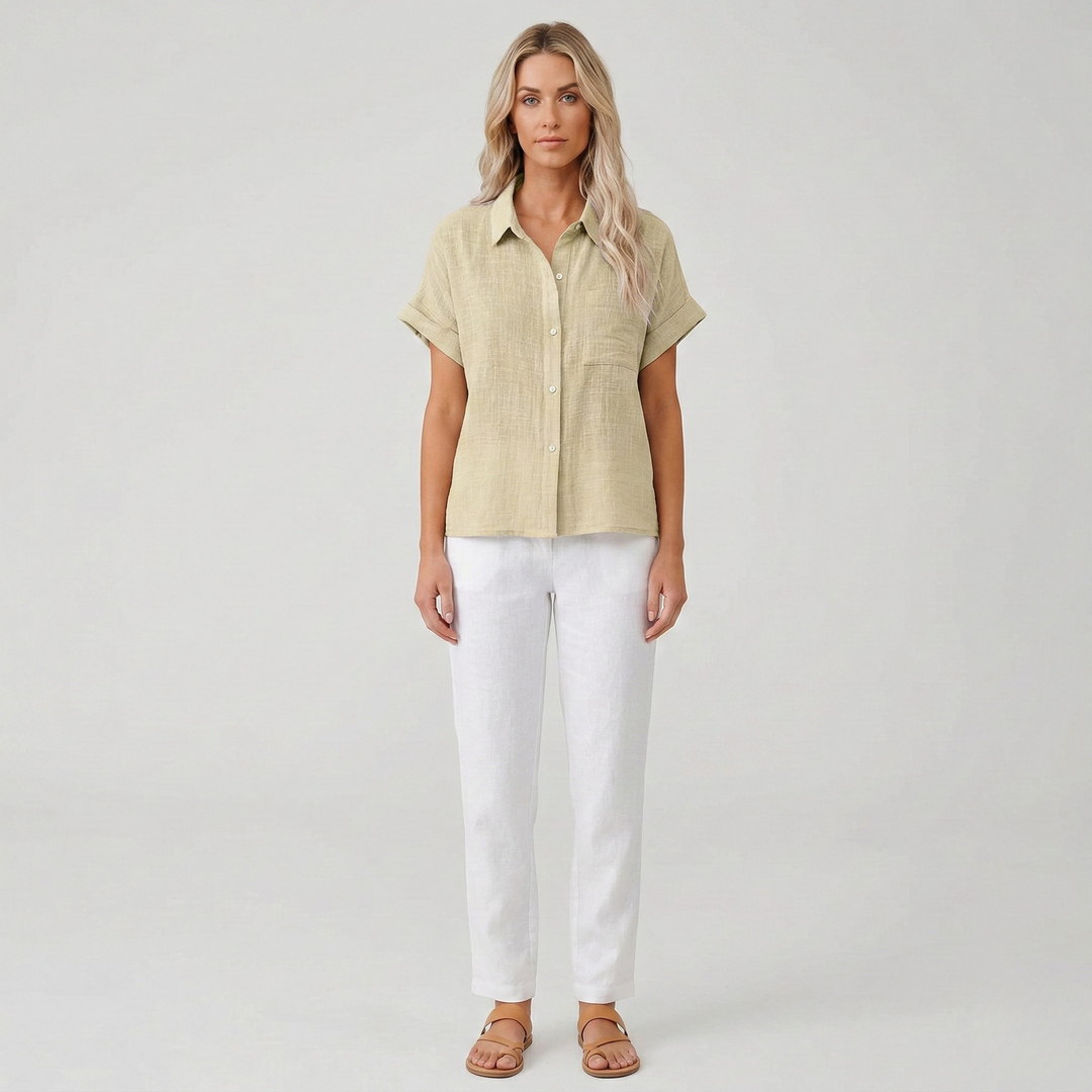 Linen Shirt | Lightweight Breathable Summer Top