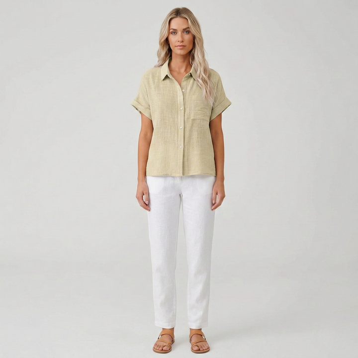 Linen Shirt | Lightweight Breathable Summer Top