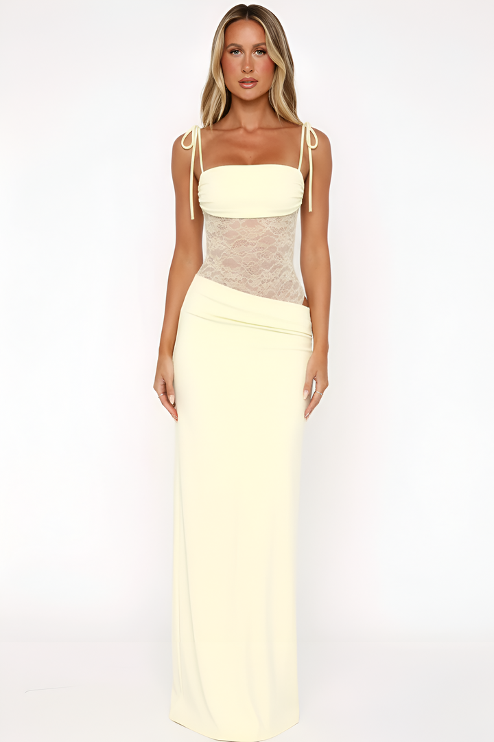 Long Evening Gown | Elegant Comfortable Formal Dress for Wedding Guests 0