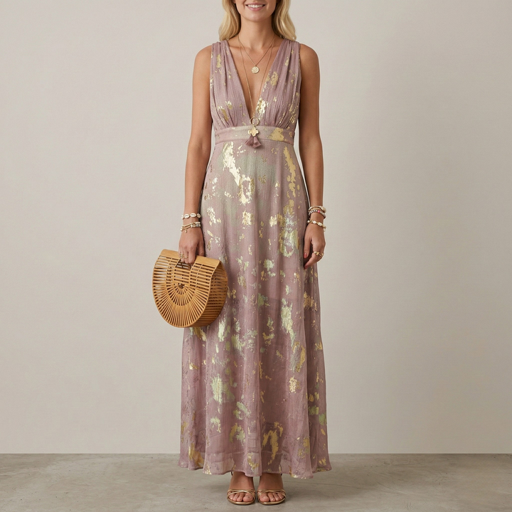 Long Formal Dress | Elegant Sleeveless Evening Gown for Wedding Guests 3