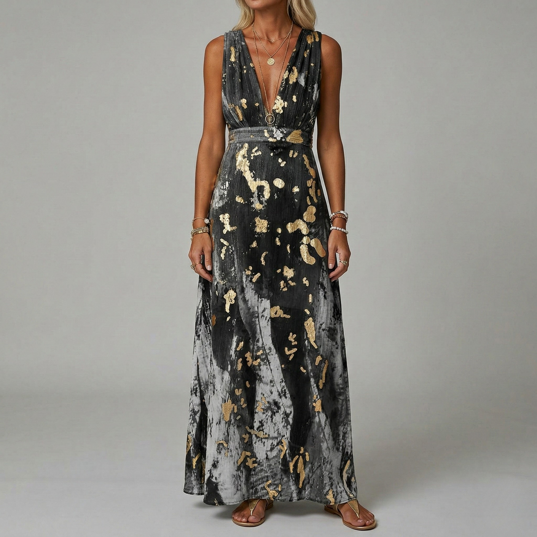 Long Formal Dress | Elegant Sleeveless Evening Gown for Wedding Guests 4