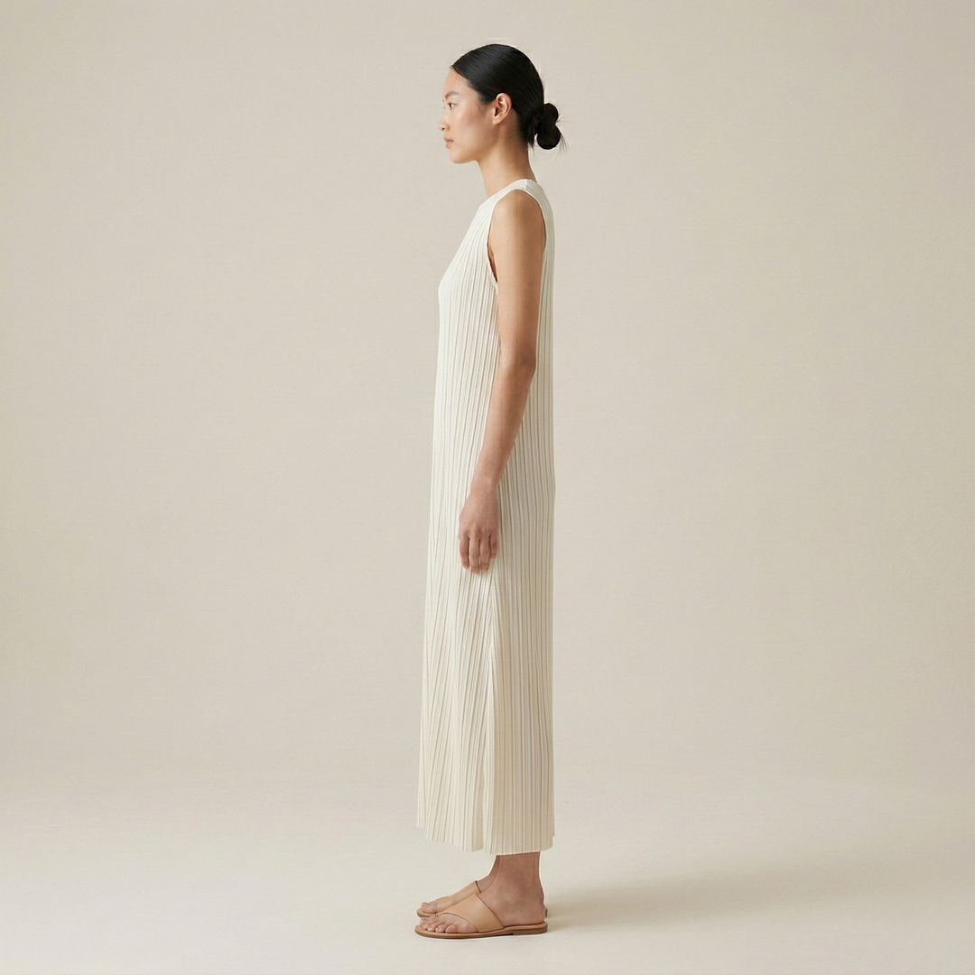 Long Pleated Dress | Elegant Comfortable Womens Summer Dress 1