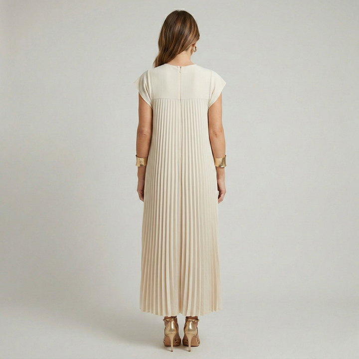 Long Pleated Dress | Elegant Comfortable Womens Summer Dress 2