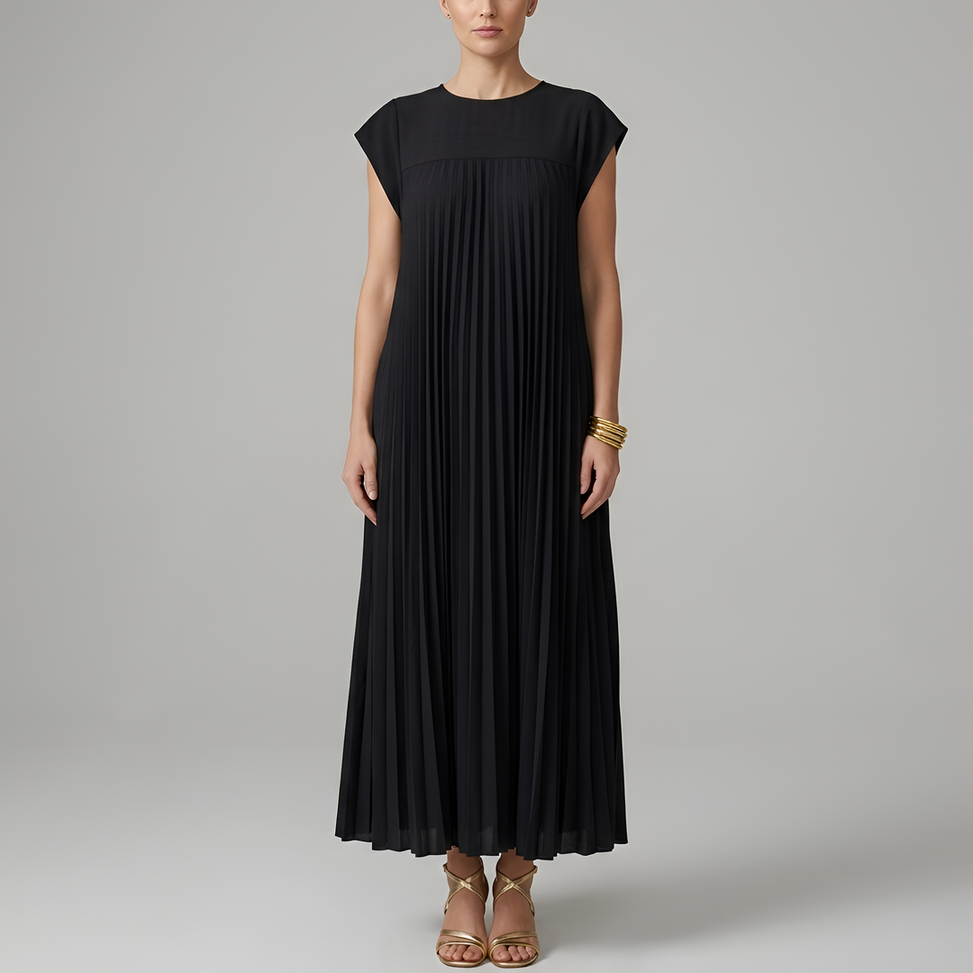 Long Pleated Dress | Elegant Comfortable Womens Summer Dress 6