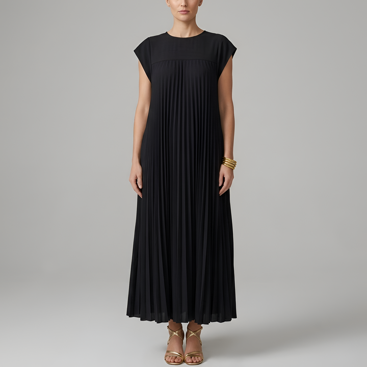 Long Pleated Dress | Elegant Comfortable Womens Summer Dress 6