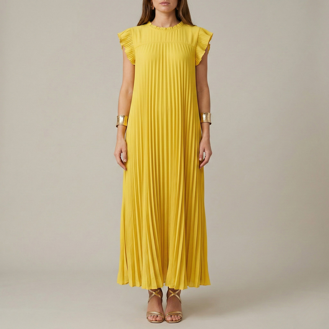 Long Pleated Dress | Elegant Comfortable Womens Summer Dress 7