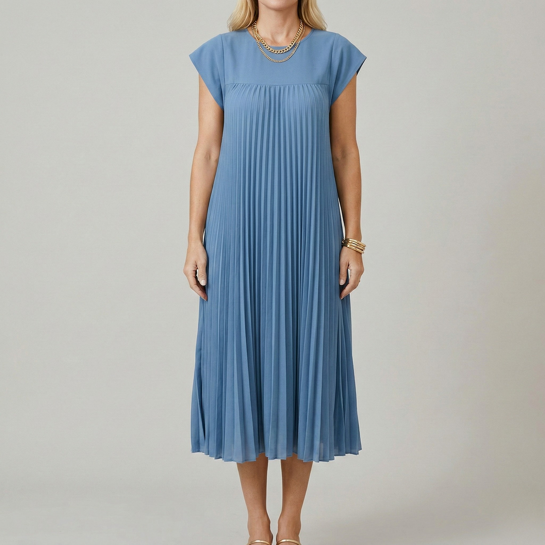 Long Pleated Dress | Elegant Comfortable Womens Summer Dress 8