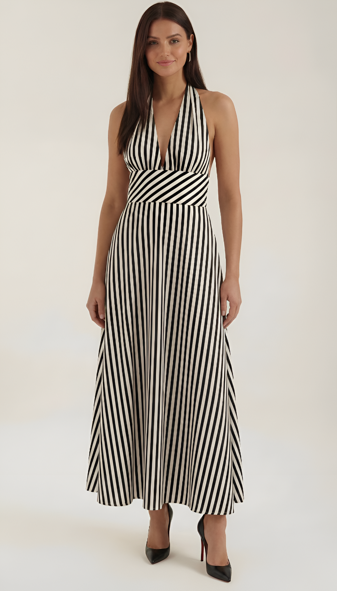 Long Striped Dress | Stylish Comfortable Summer Dress 0