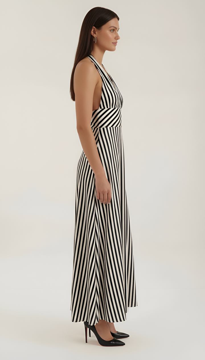 Long Striped Dress | Stylish Comfortable Summer Dress 1