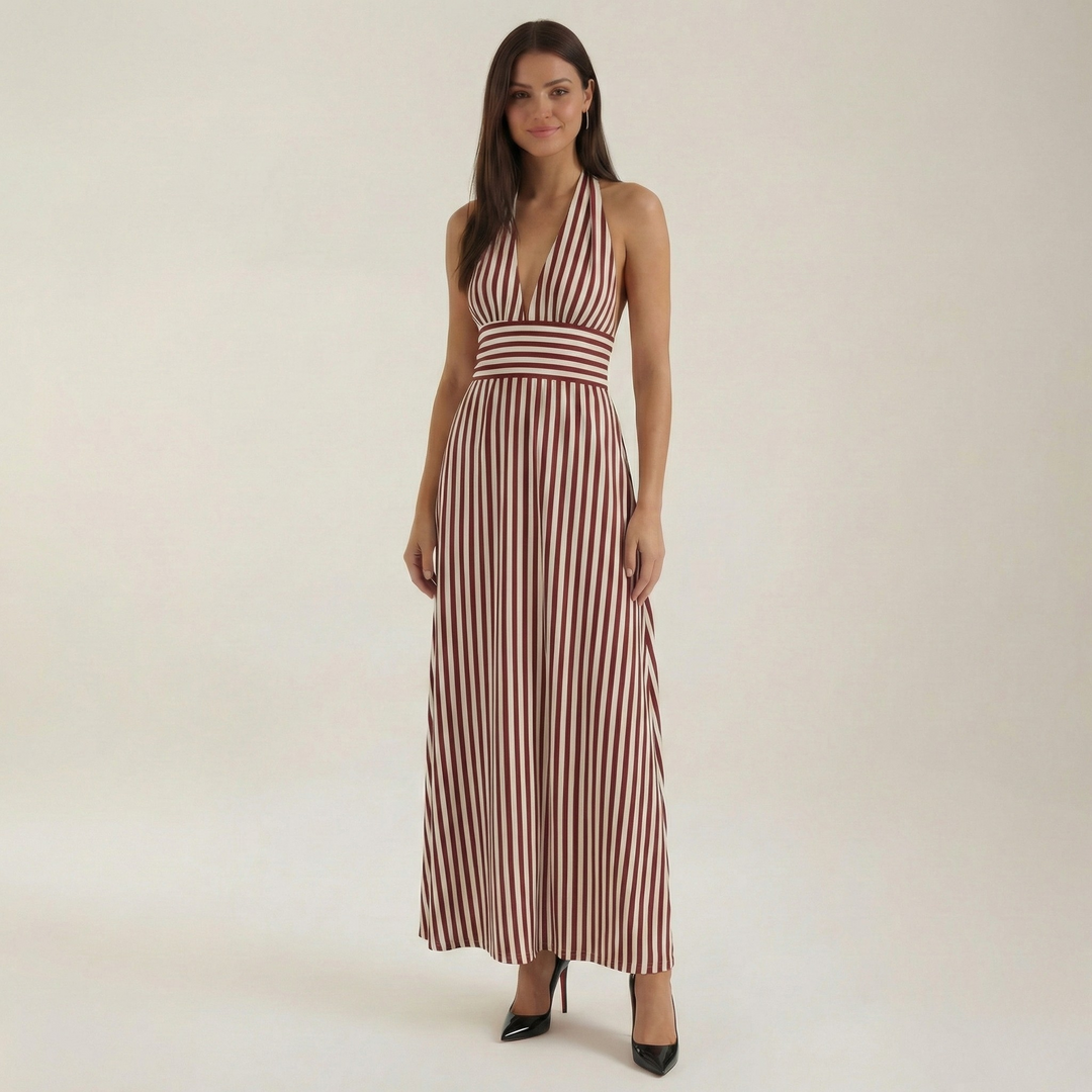 Long Striped Dress | Stylish Comfortable Summer Dress 3
