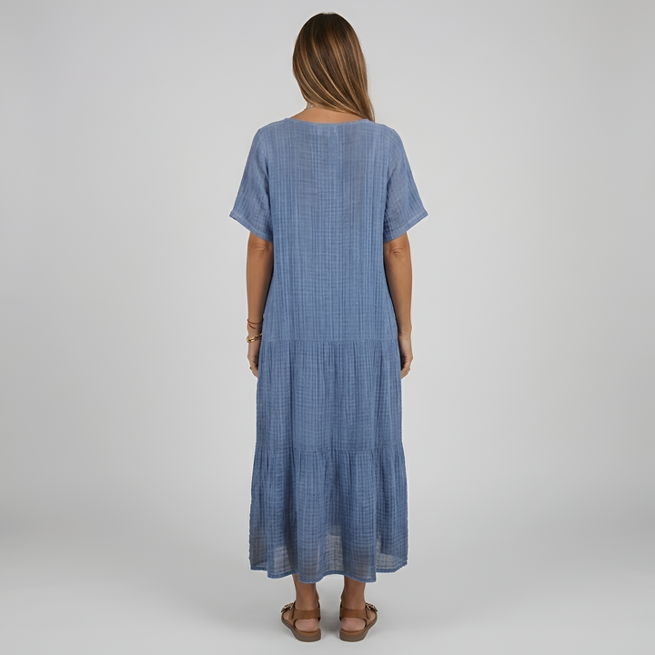 Long Summer Dress | Casual Comfortable V-Neck Womens Dress 2