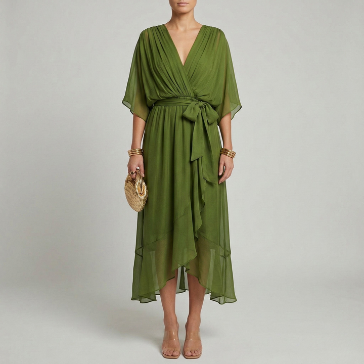 Long Summer Dress | Elegant Comfortable Women's Dress 0