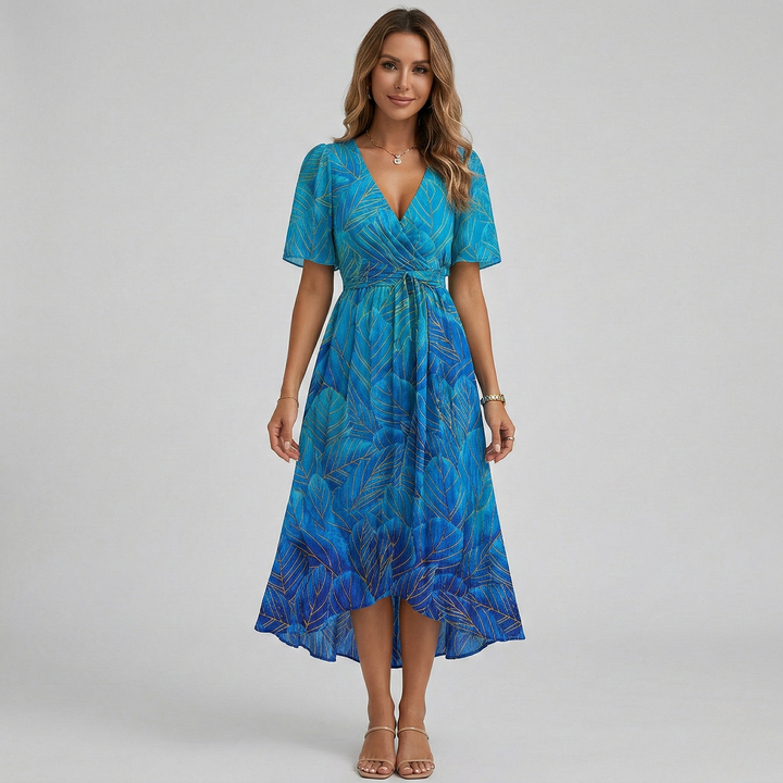 Midi Floral Dress | Elegant Comfortable Womens Summer Dress 4