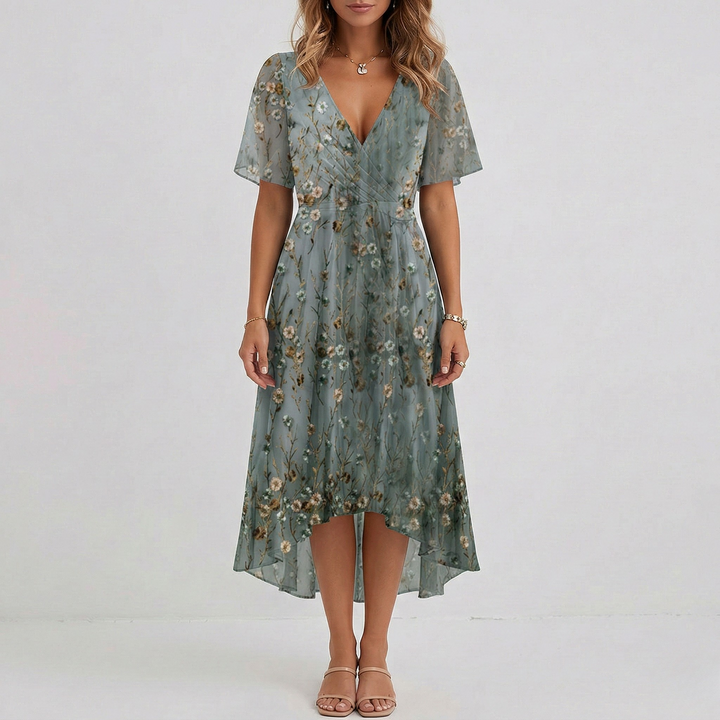 Midi Floral Dress | Elegant Comfortable Womens Summer Dress 5