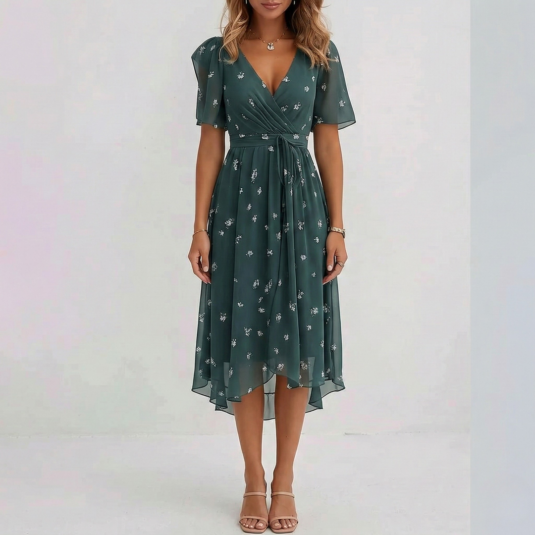 Midi Floral Dress | Elegant Comfortable Womens Summer Dress 6