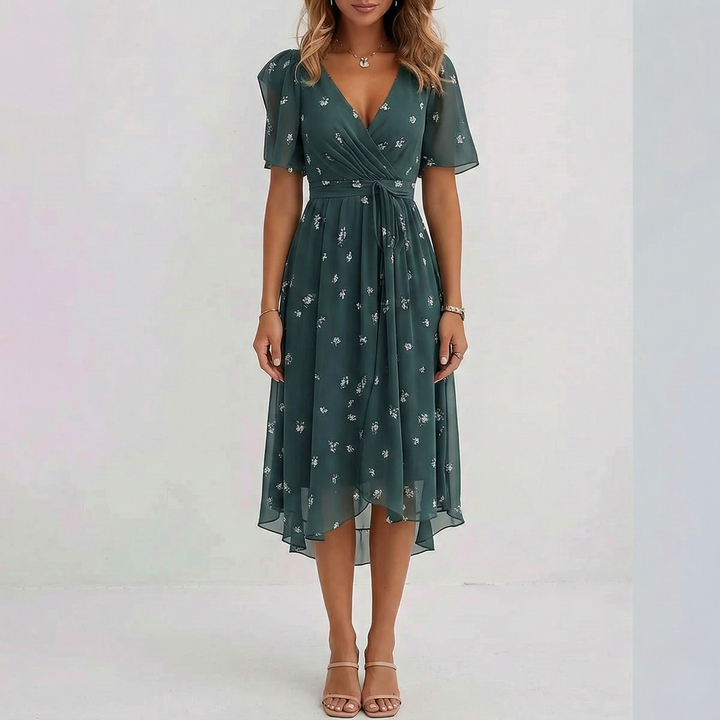 Midi Floral Dress | Elegant Comfortable Womens Summer Dress 6