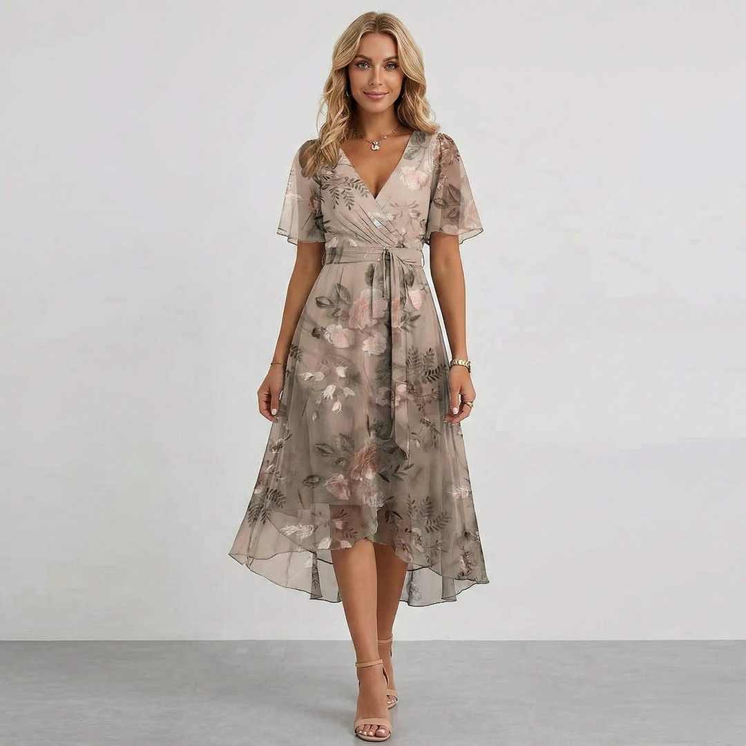 Midi Floral Dress | Elegant Comfortable Womens Summer Dress 9