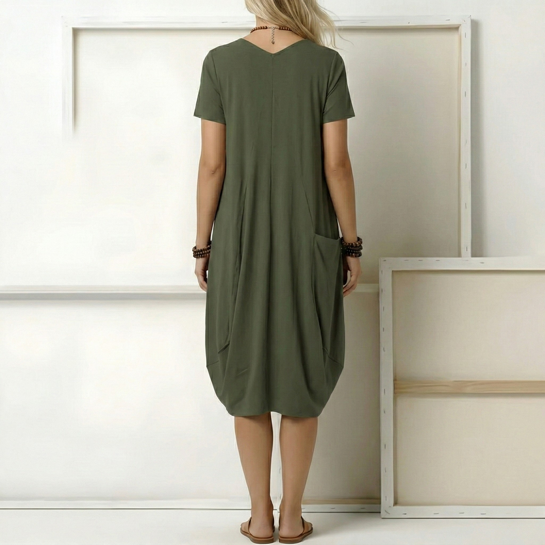 Midi Summer Dress | Casual Comfortable Lightweight Dress 2