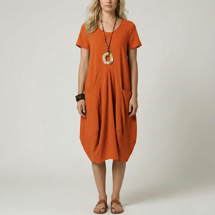 Midi Summer Dress | Casual Comfortable Lightweight Dress 4