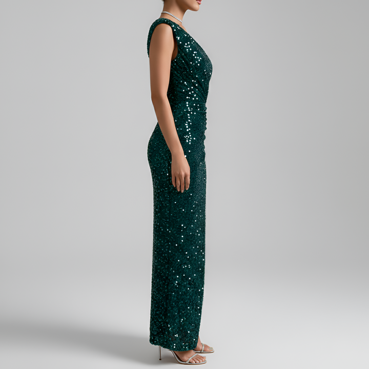 One-Shoulder Evening Gown | Elegant Chic Formal Dress 2
