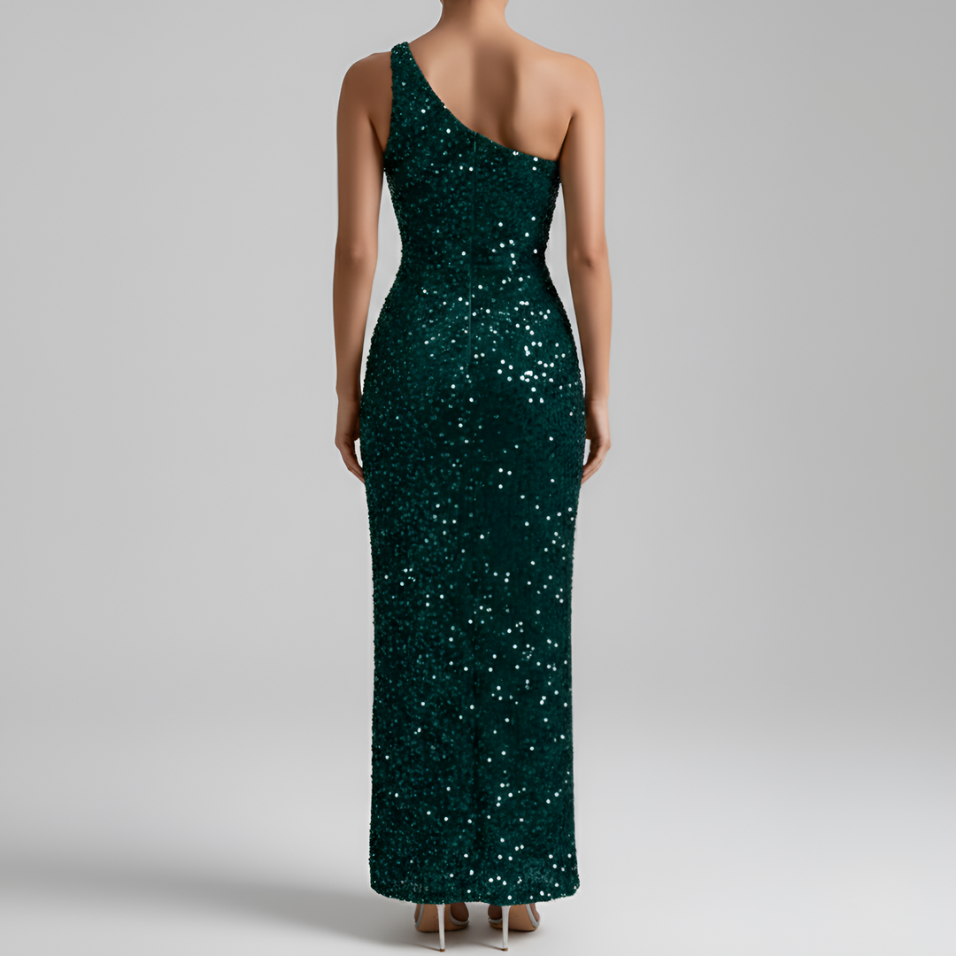 One-Shoulder Evening Gown | Elegant Chic Formal Dress 3