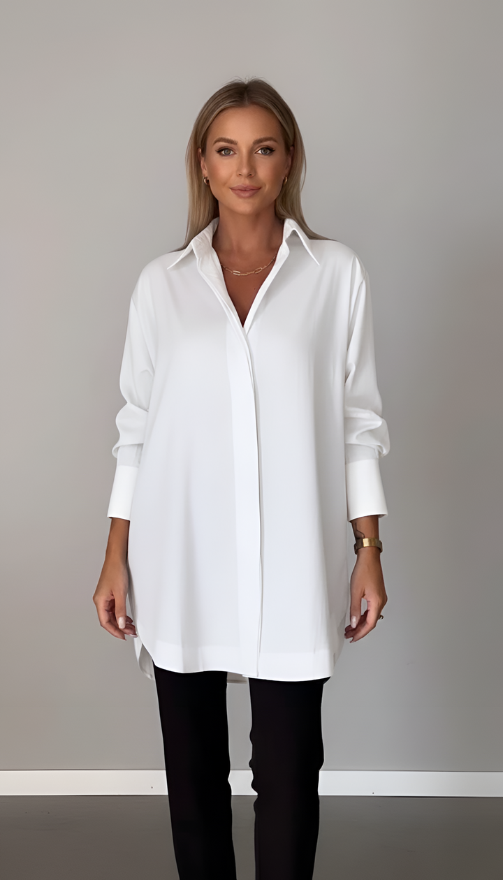 Oversized Cotton Shirt | Stylish Comfortable Women's Top