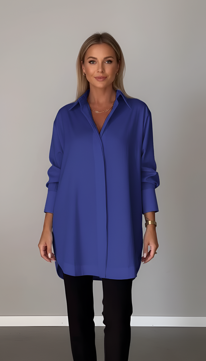 Oversized Cotton Shirt | Stylish Comfortable Women's Top