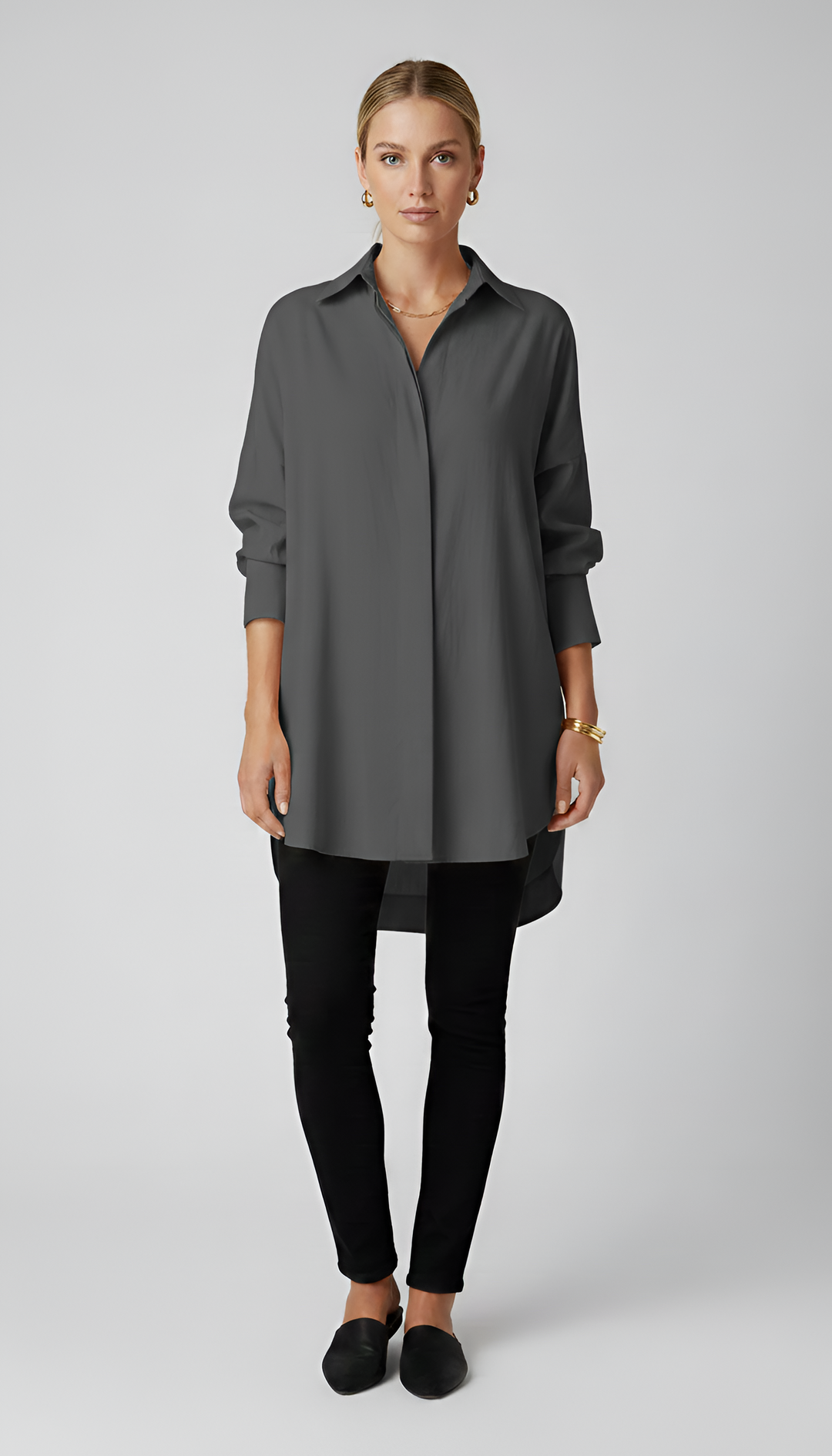 Oversized Cotton Shirt | Stylish Comfortable Women's Top