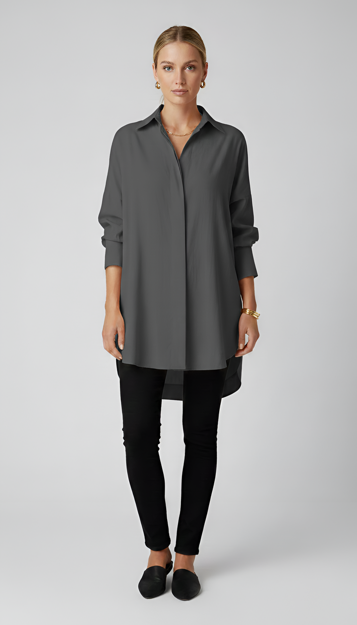 Oversized Cotton Shirt | Stylish Comfortable Women's Top