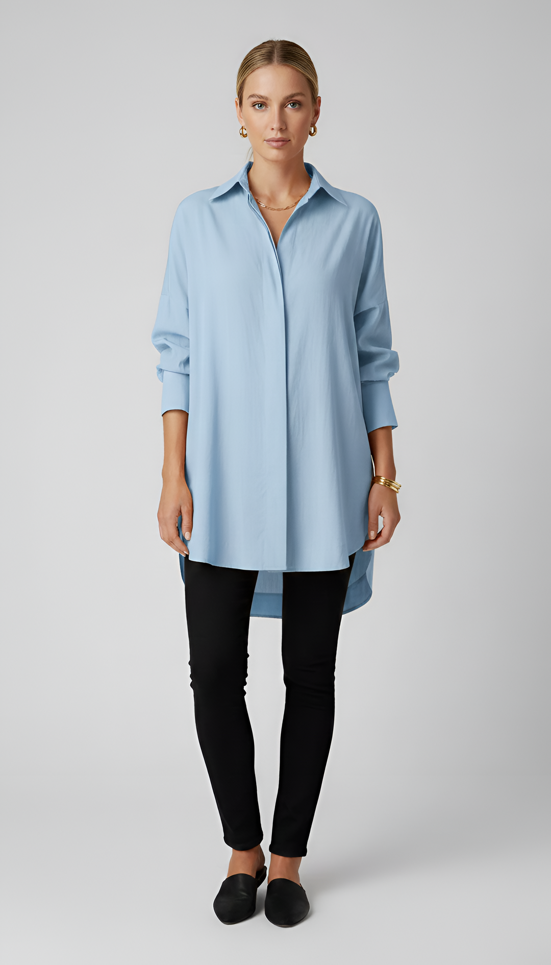 Oversized Cotton Shirt | Stylish Comfortable Women's Top