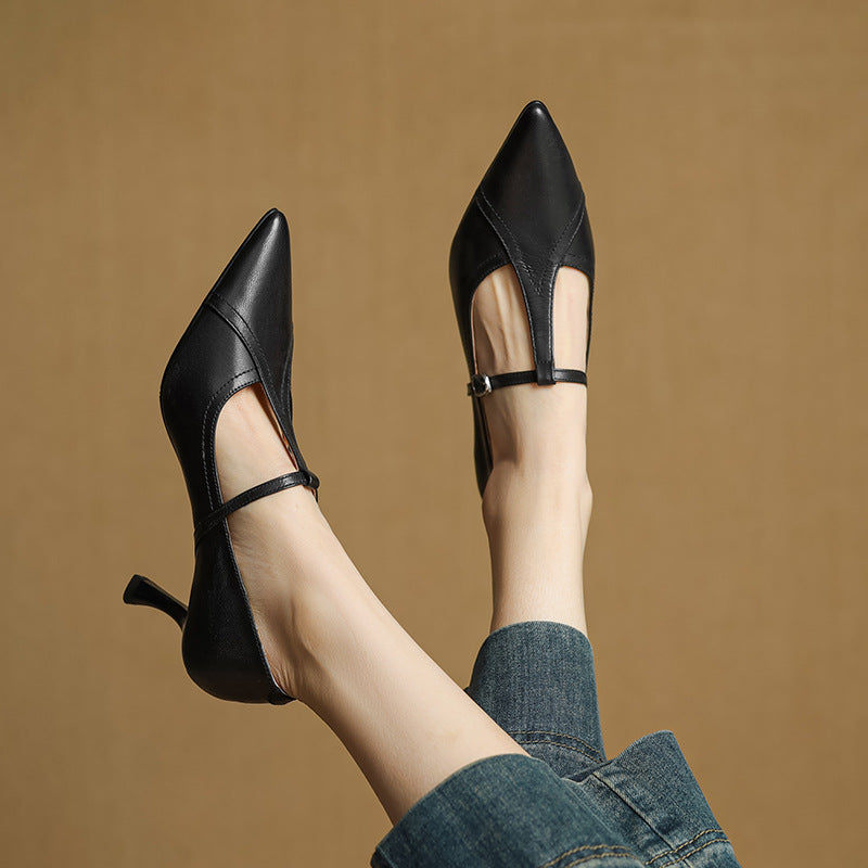 Pointed Toe Pumps | Elegant Comfortable Black Heels 7