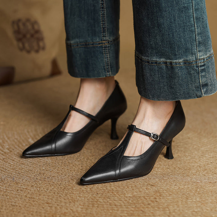 Pointed Toe Pumps | Elegant Comfortable Black Heels 8