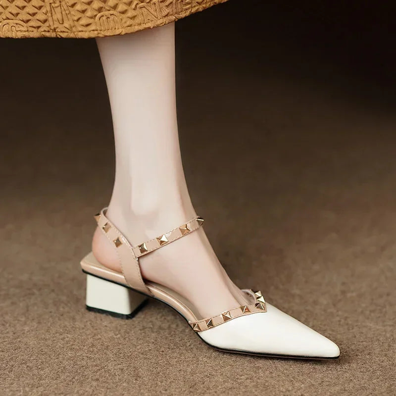 Pointed Toe Pumps | Elegant Glossy Women's Heels 0