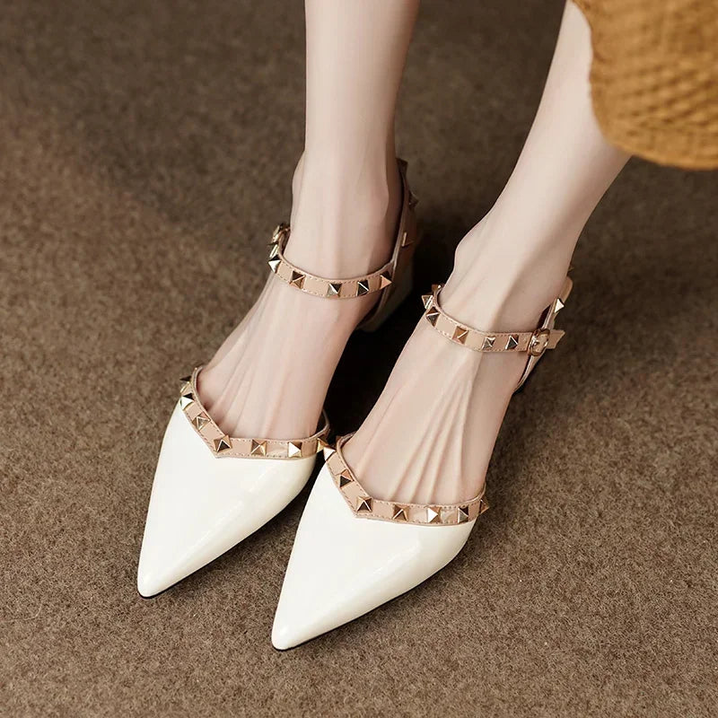 Pointed Toe Pumps | Elegant Glossy Women's Heels 1